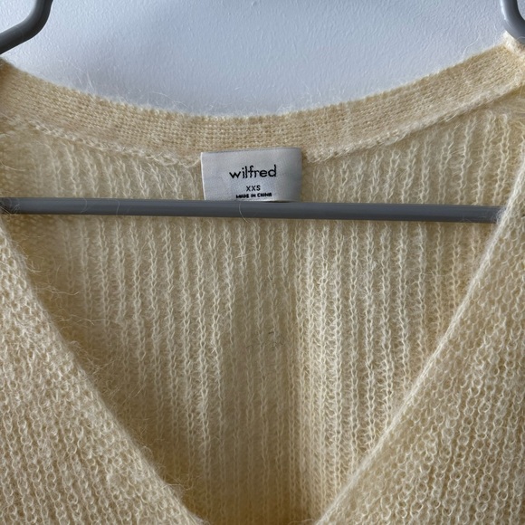 Aritzia Front to Back Cardigan in Butter Yellow - Picture 5 of 8